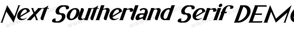 Next Southerland Serif DEMO字体转换